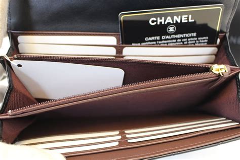 leather chanel wallet